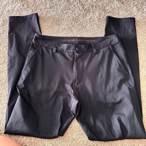 Rhone Commuter Pants Mens Size 31 Straight Stretch Comfort Black